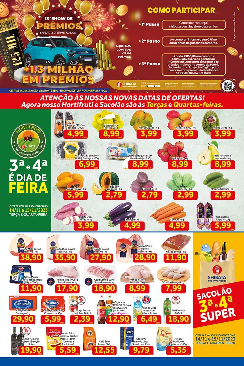 Folheto Shibata Supermercados - 14/11/2023 - 20/11/2023. Página 1