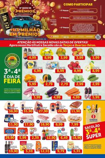 Folheto Shibata Supermercados - 14/11/2023 - 20/11/2023.