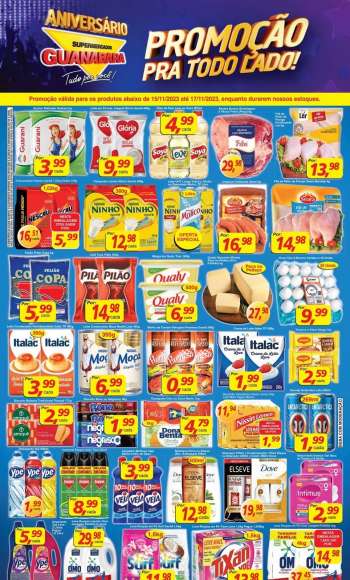 Folheto Supermercados Guanabara - 15/11/2023 - 17/11/2023.