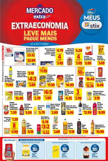 Folheto Mercado Extra - 21/11/2023 - 27/11/2023.