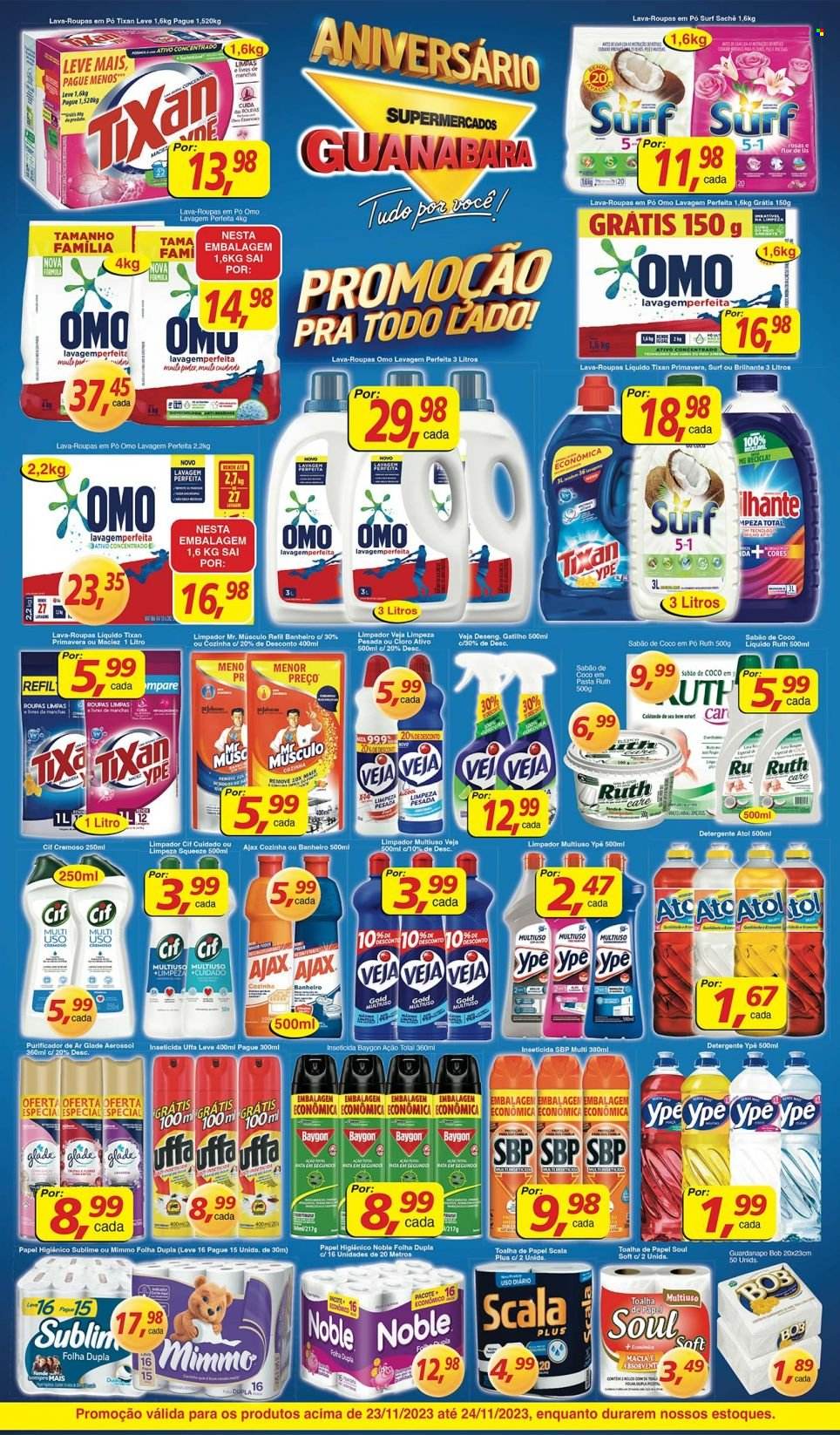 Folheto Supermercados Guanabara - 23/11/2023 - 24/11/2023. Página 8