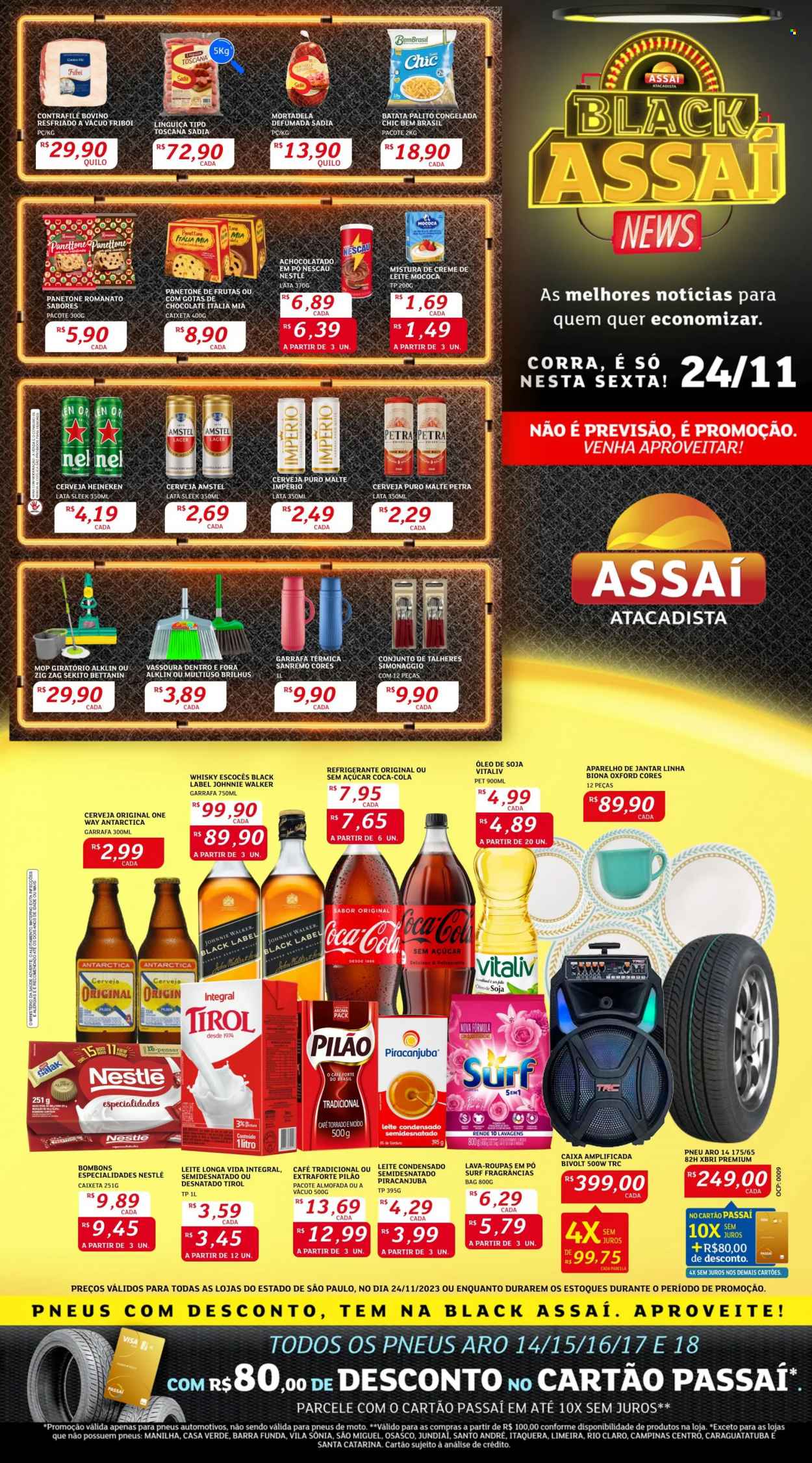 Folheto Assaí Atacadista - 24/11/2023 - 24/11/2023. Página 1