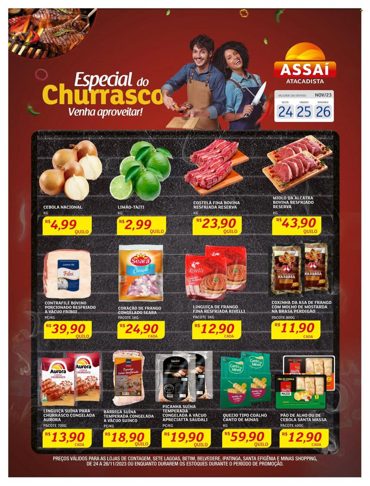 Folheto Assaí Atacadista - 24/11/2023 - 26/11/2023. Página 1
