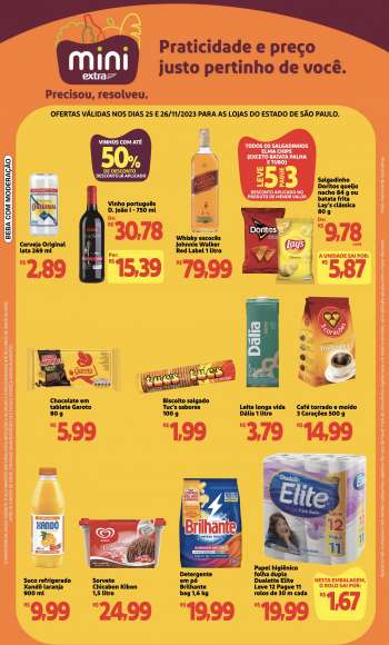Folheto Mini Extra - 25/11/2023 - 26/11/2023.