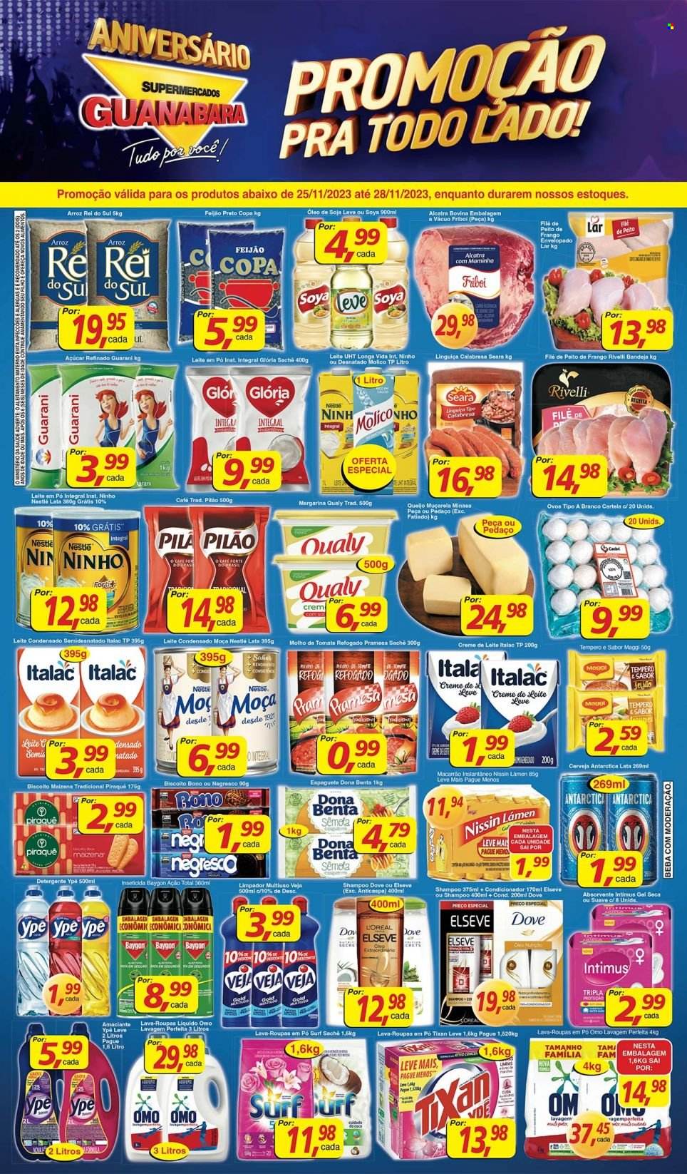 Folheto Supermercados Guanabara - 25/11/2023 - 28/11/2023. Página 1