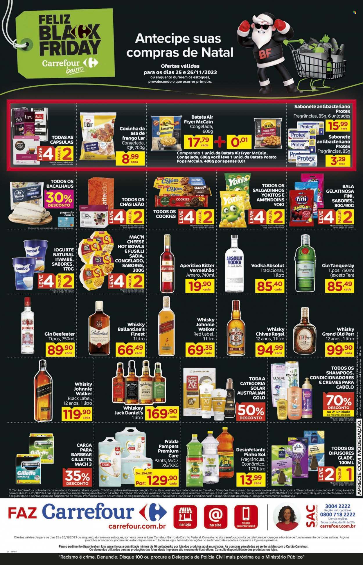 Folheto Carrefour Bairro - 25/11/2023 - 26/11/2023. Página 1