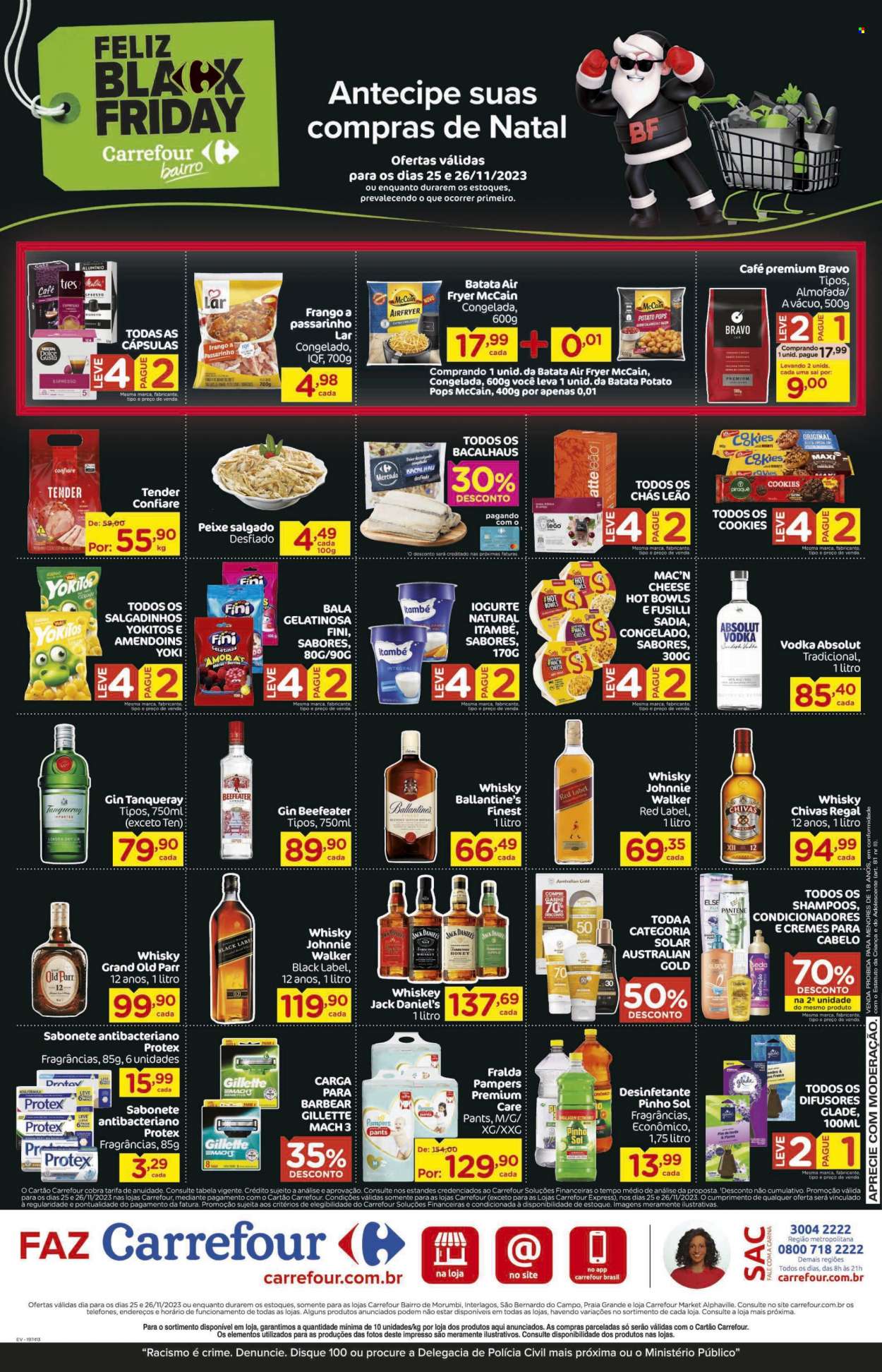 Folheto Carrefour Bairro - 25/11/2023 - 26/11/2023. Página 1