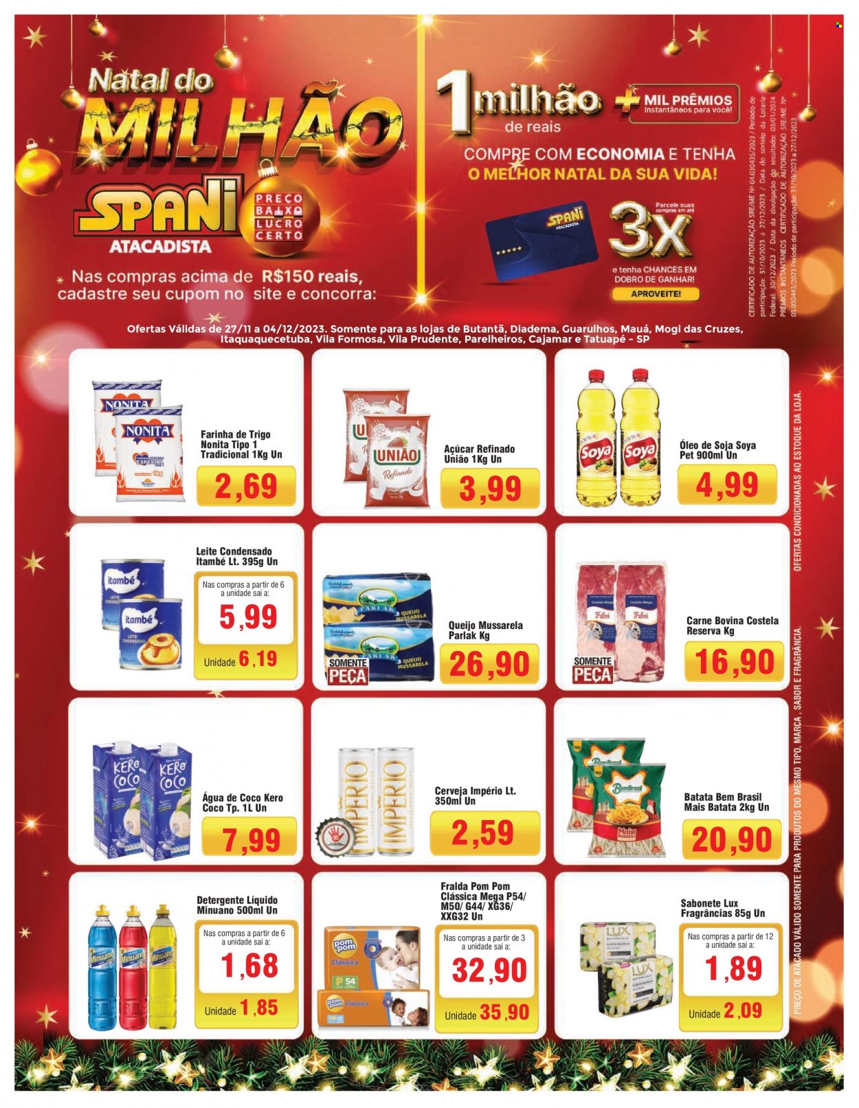 Folheto Spani Atacadista - 27/11/2023 - 04/12/2023. Página 1