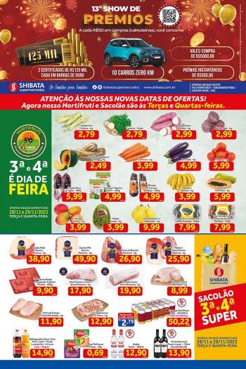 Folheto Shibata Supermercados - 28/11/2023 - 04/12/2023.