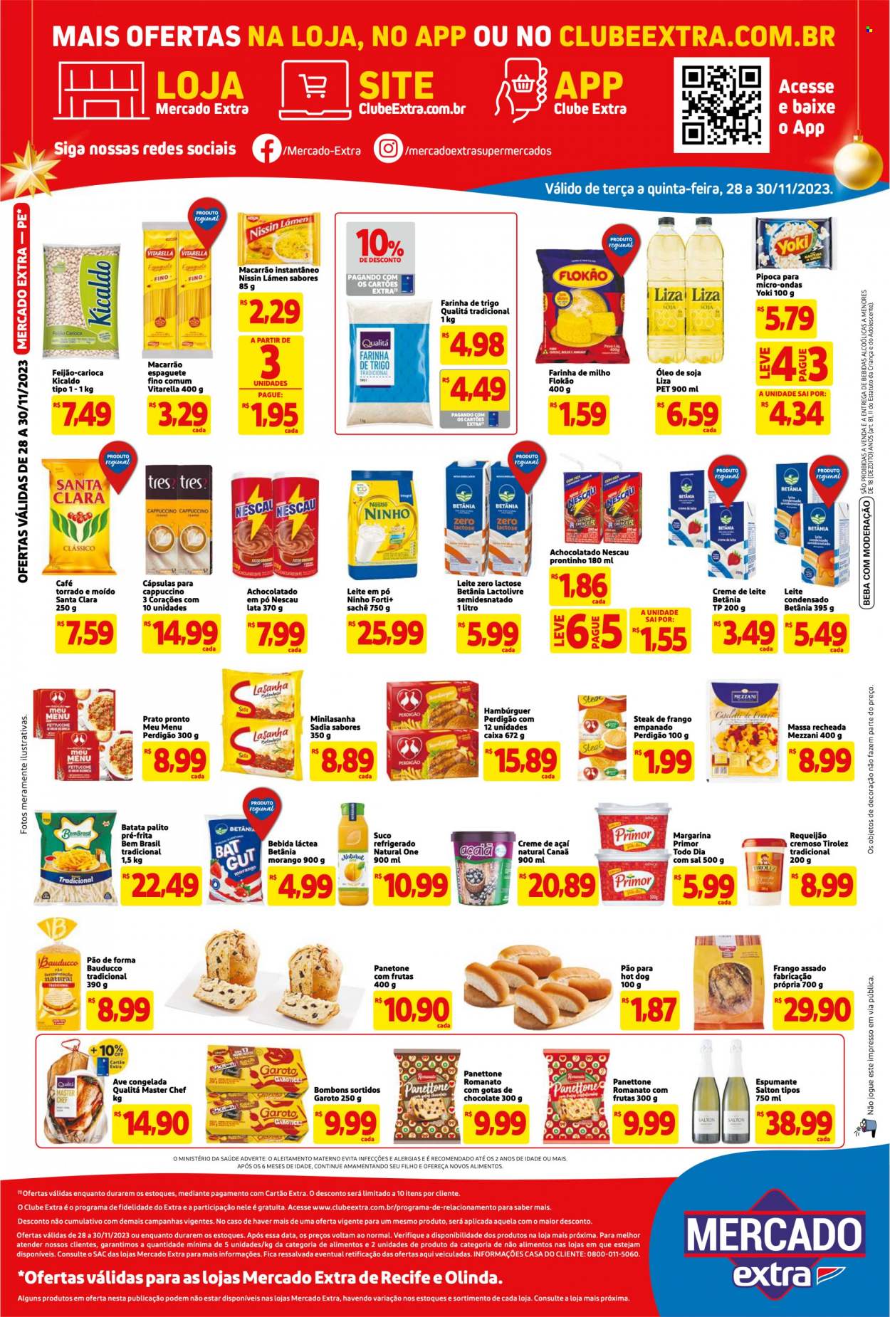 Folheto Mercado Extra - 28/11/2023 - 30/11/2023. Página 2