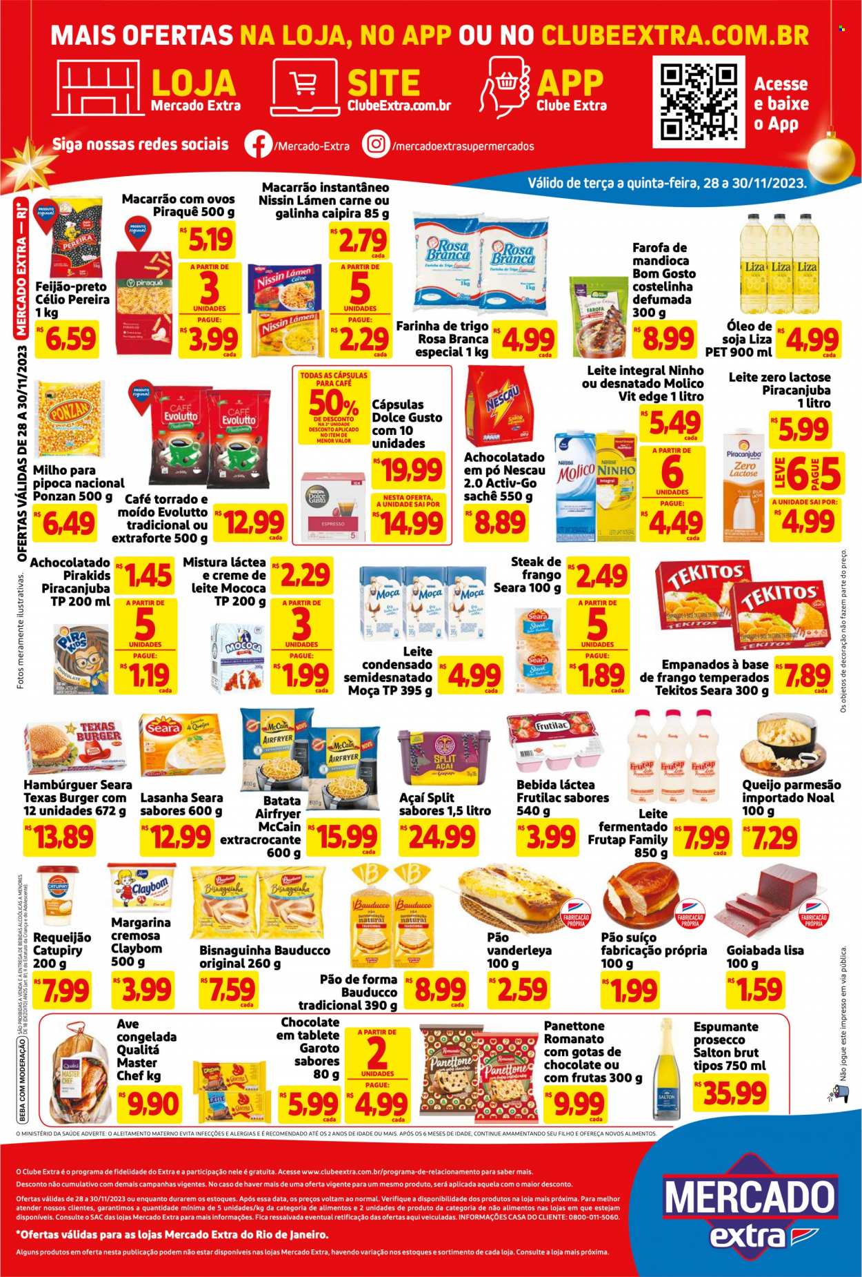 Folheto Mercado Extra - 28/11/2023 - 30/11/2023. Página 2