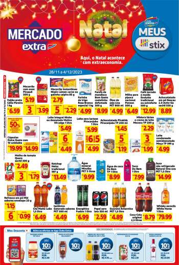 Folheto Mercado Extra - 28/11/2023 - 04/12/2023.