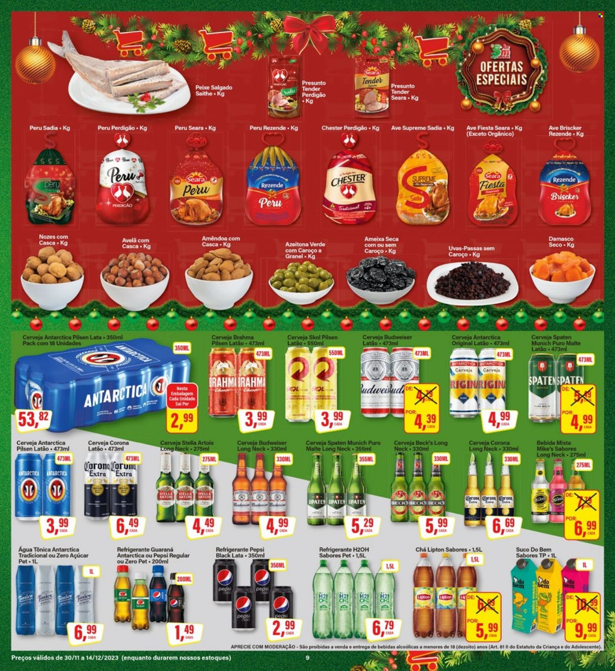 Folheto Rede Supermarket - 30/11/2023 - 14/12/2023. Página 9