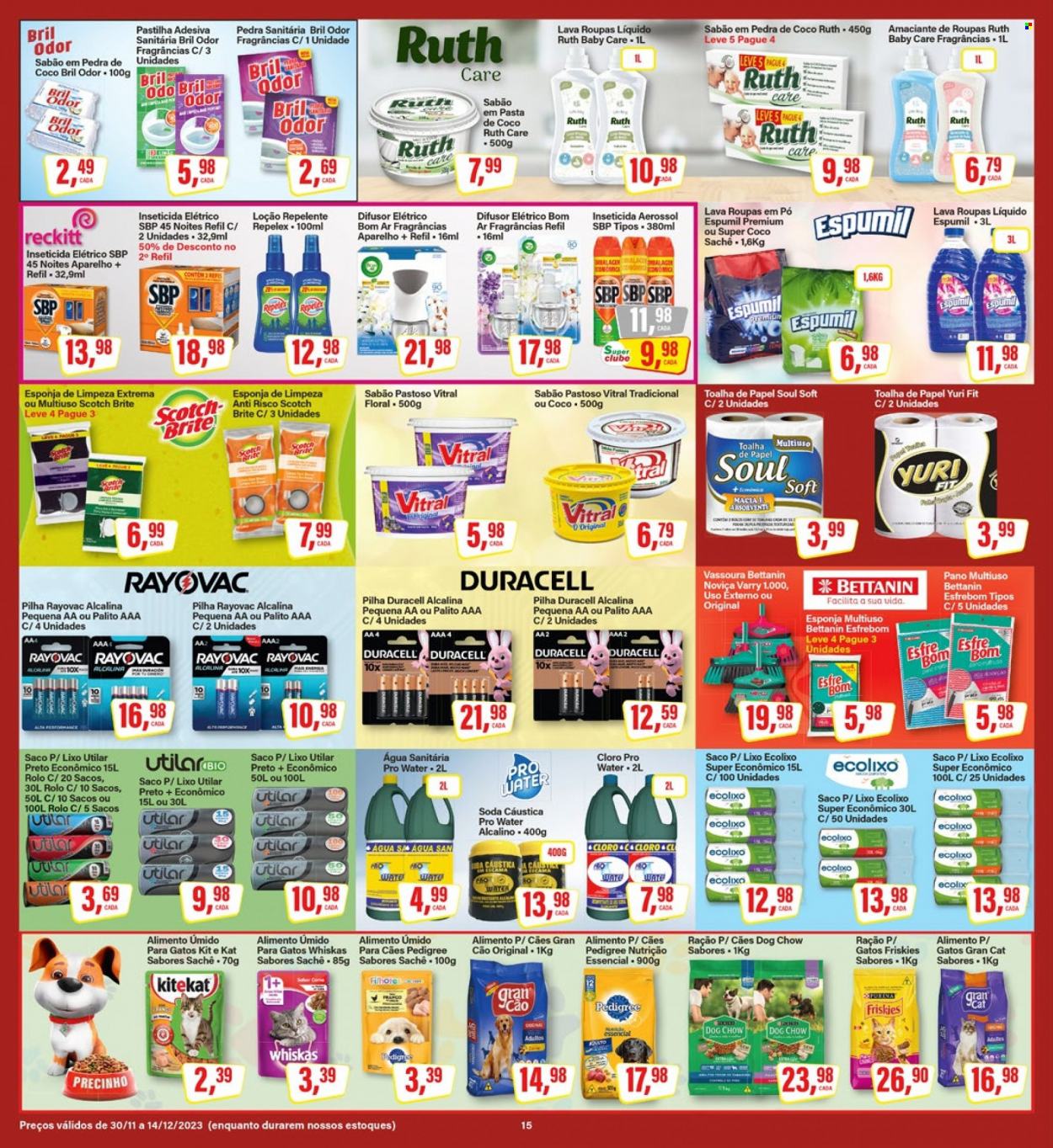 Folheto Rede Supermarket - 30/11/2023 - 14/12/2023. Página 15
