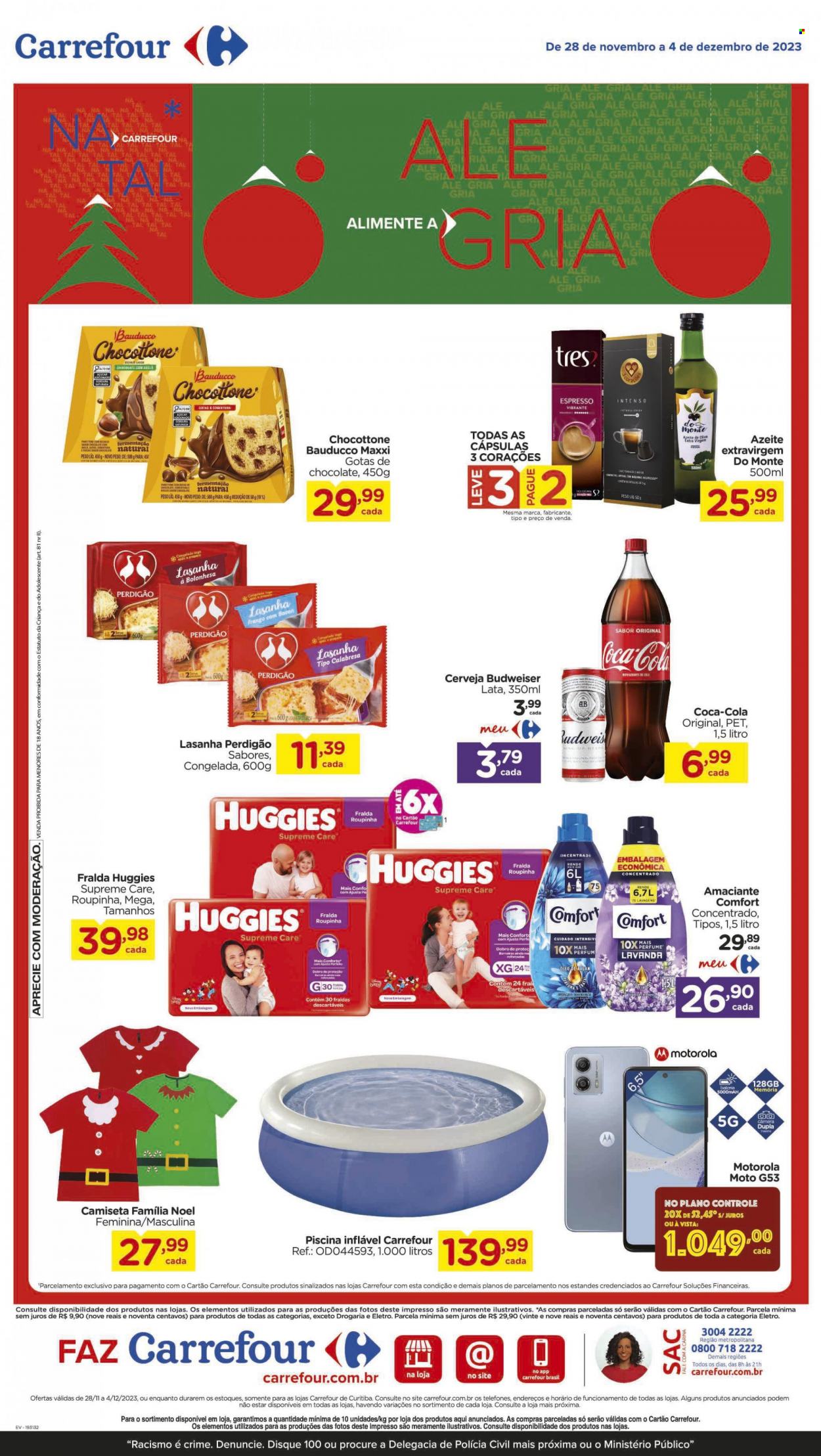 Folheto Carrefour Hiper - 28/11/2023 - 04/12/2023. Página 1