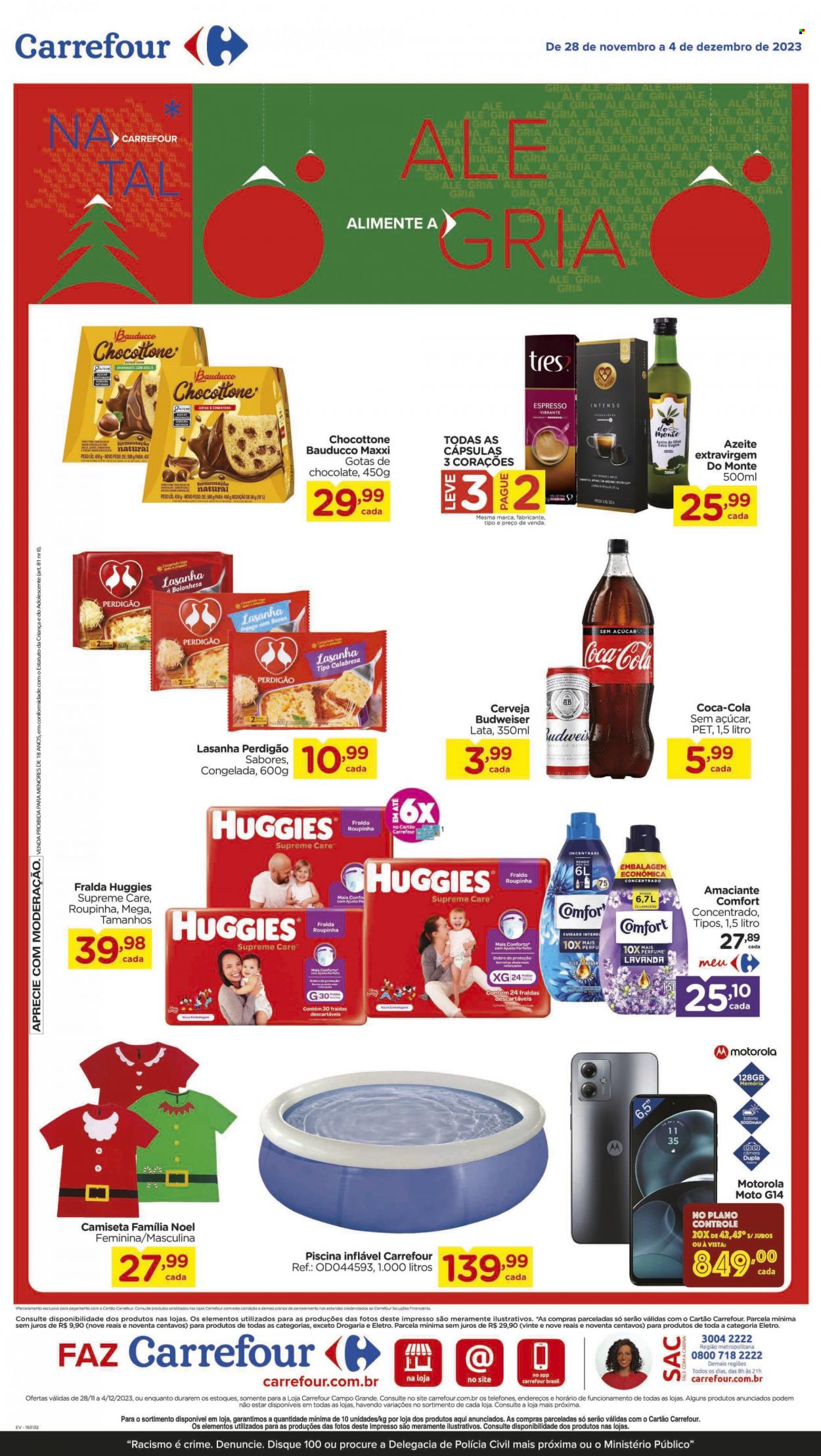 Folheto Carrefour Hiper - 28/11/2023 - 04/12/2023. Página 1
