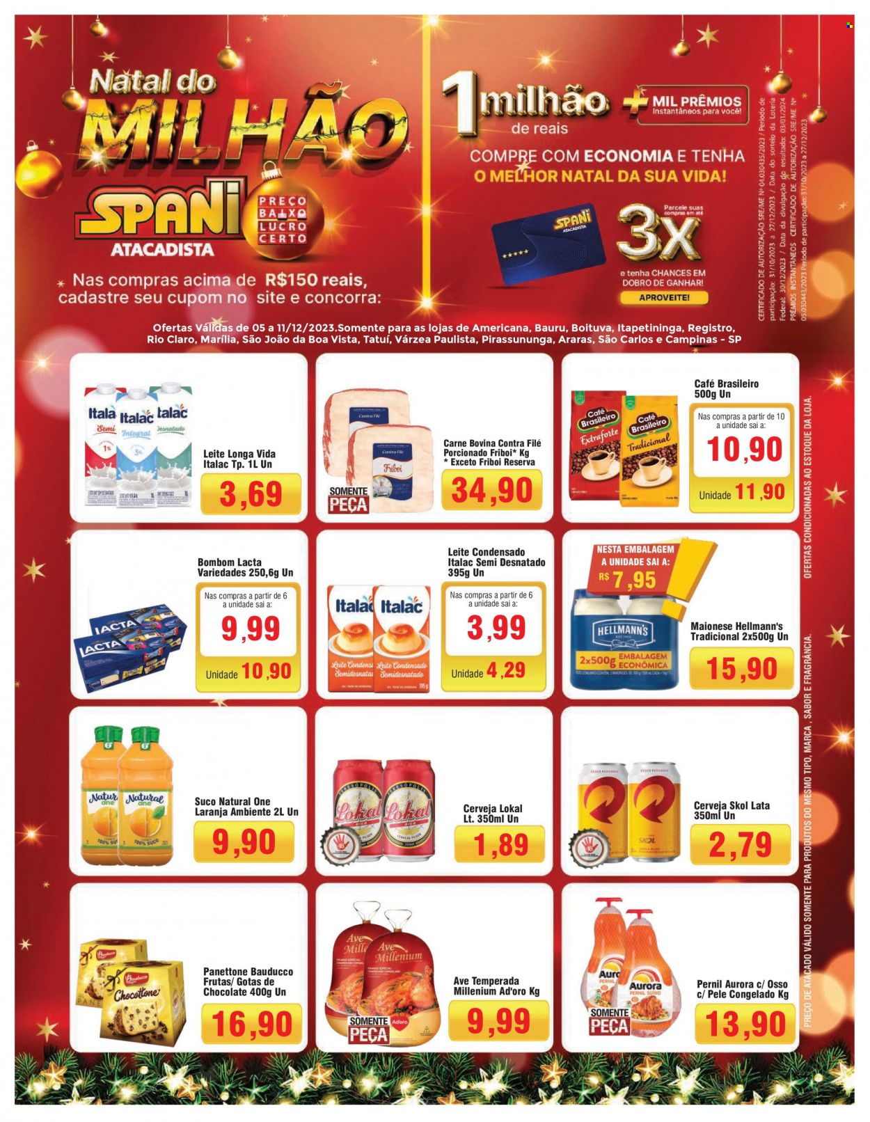 Folheto Spani Atacadista - 05/12/2023 - 11/12/2023. Página 1