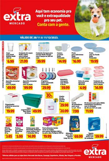 Folheto Mercado Extra - 28/11/2023 - 11/12/2023.