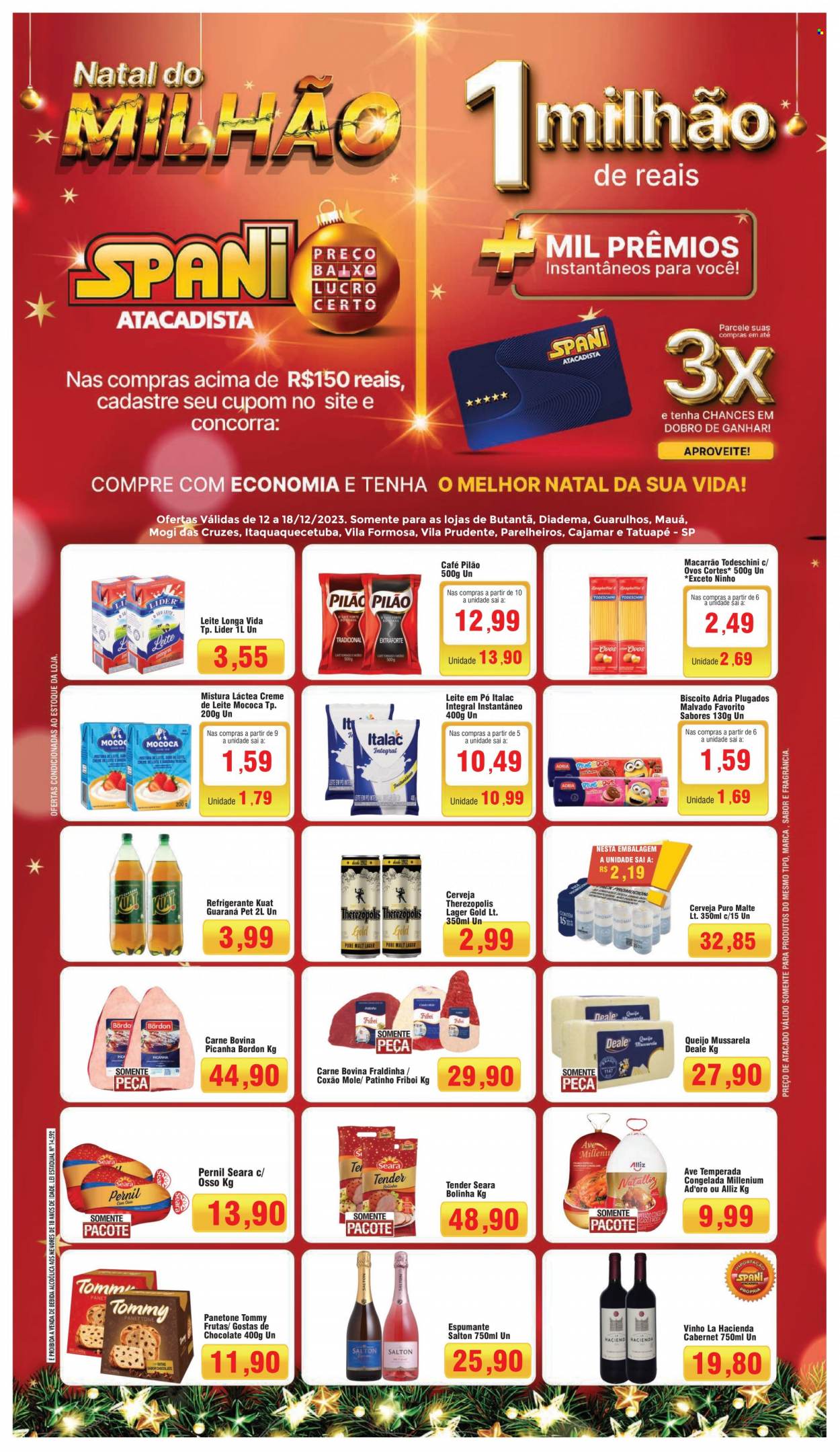 Folheto Spani Atacadista - 12/12/2023 - 18/12/2023. Página 1