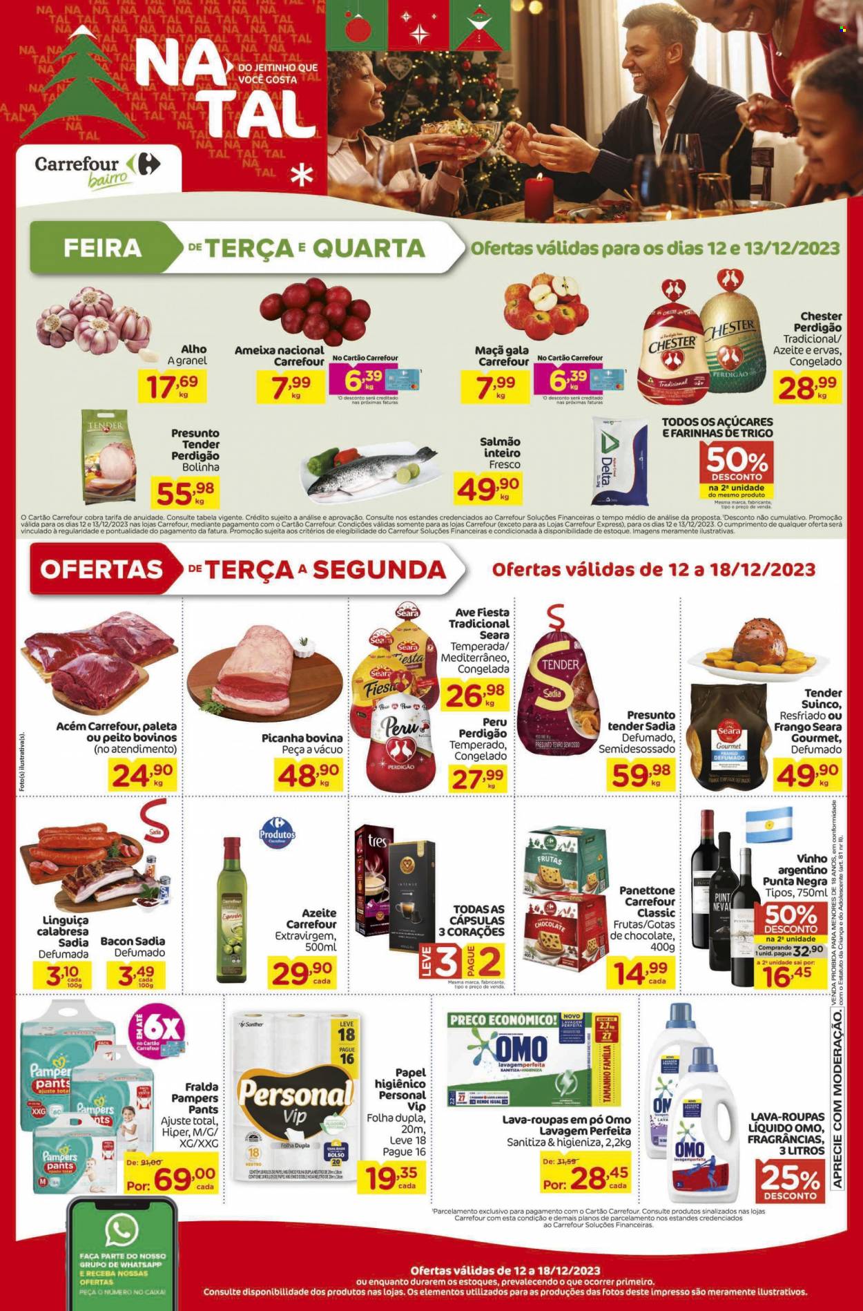 Folheto Carrefour Bairro - 12/12/2023 - 18/12/2023. Página 1
