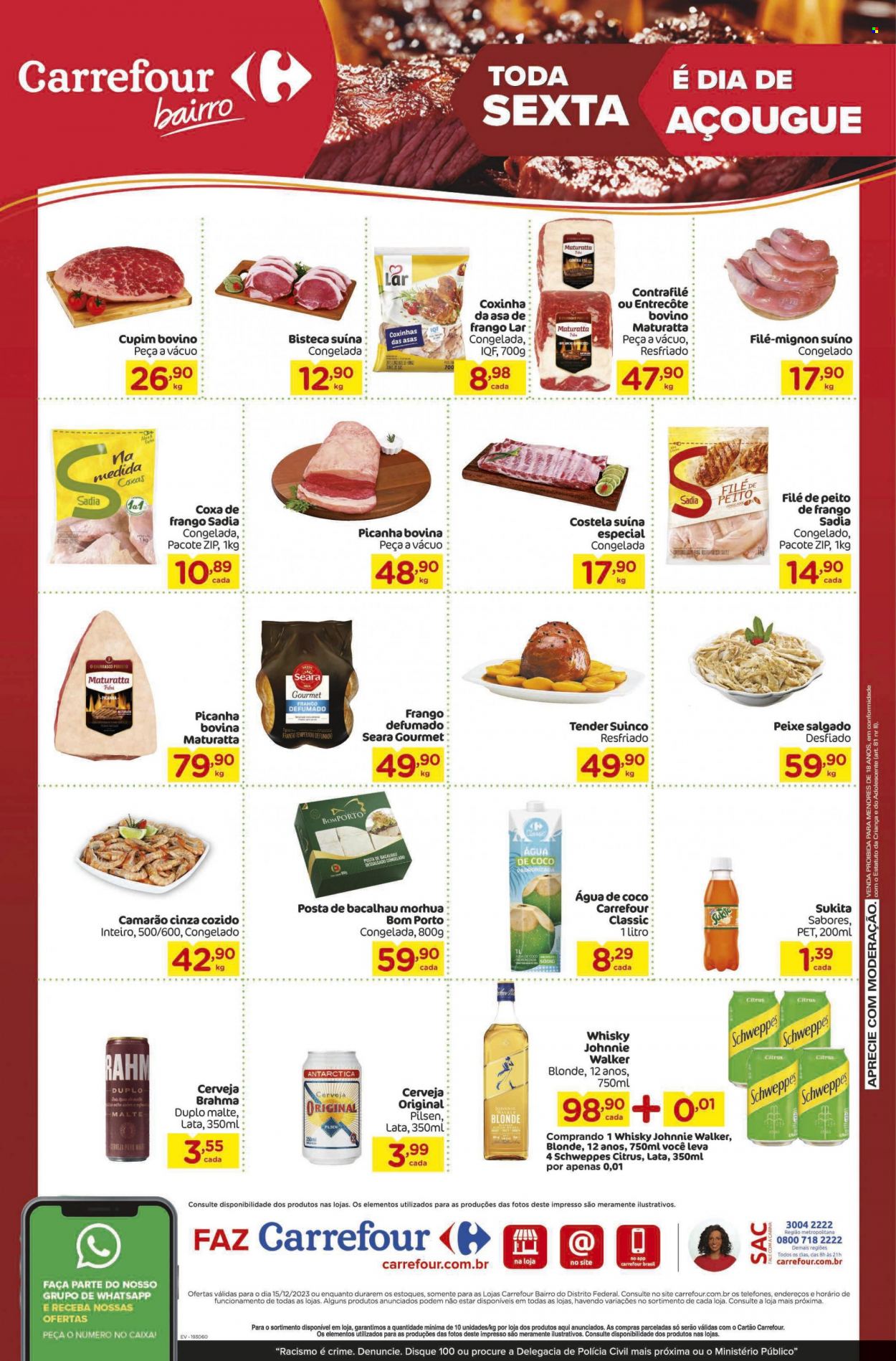 Folheto Carrefour Bairro - 15/12/2023 - 15/12/2023. Página 1