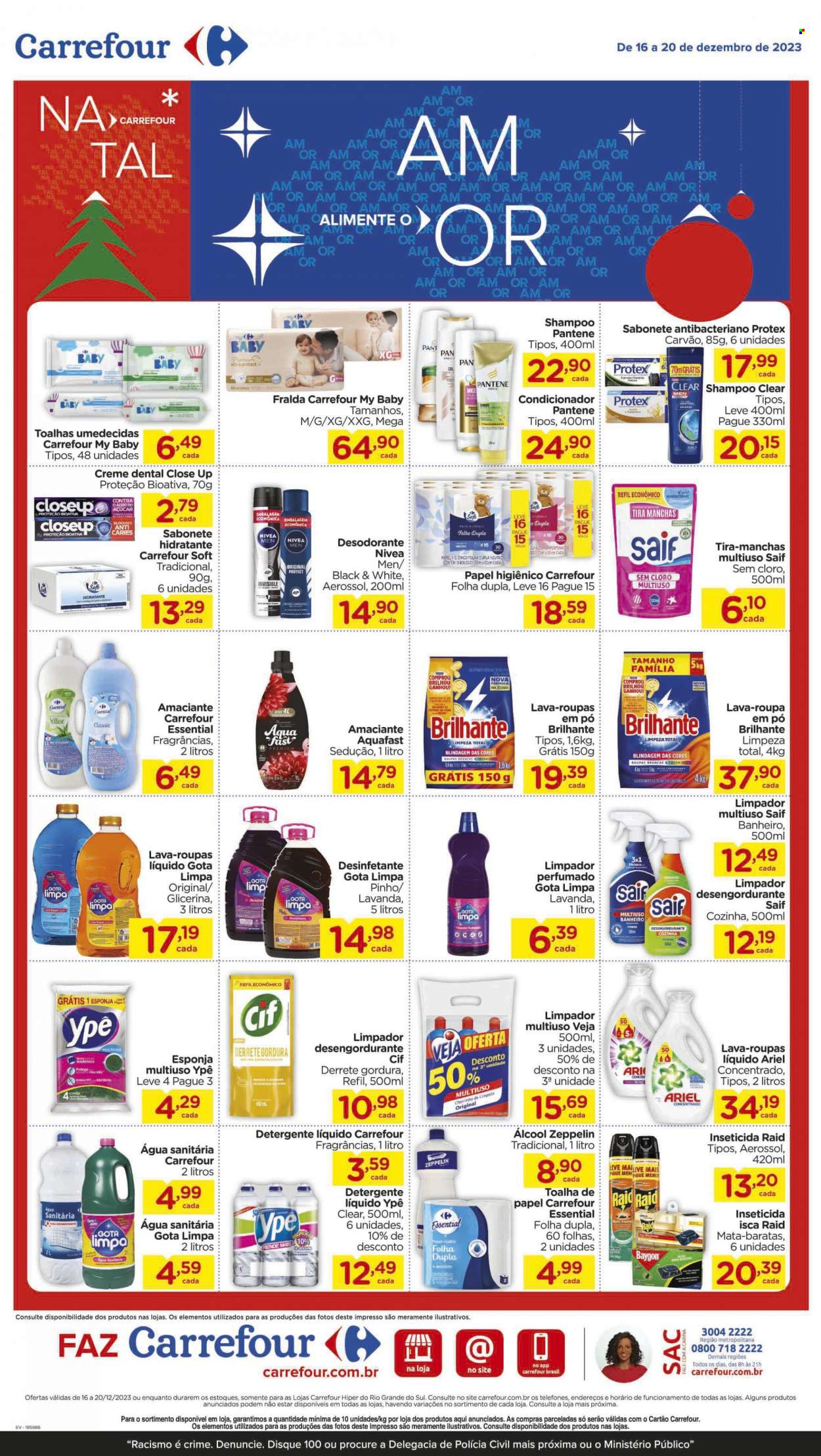 Folheto Carrefour Hiper - 16/12/2023 - 20/12/2023. Página 1