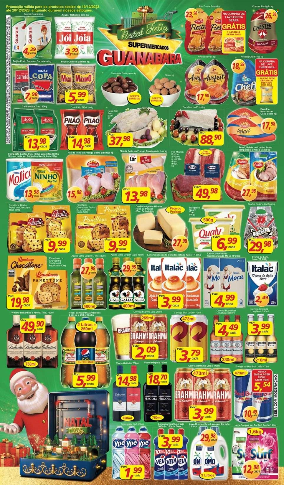 Folheto Supermercados Guanabara - 19/12/2023 - 20/12/2023. Página 1