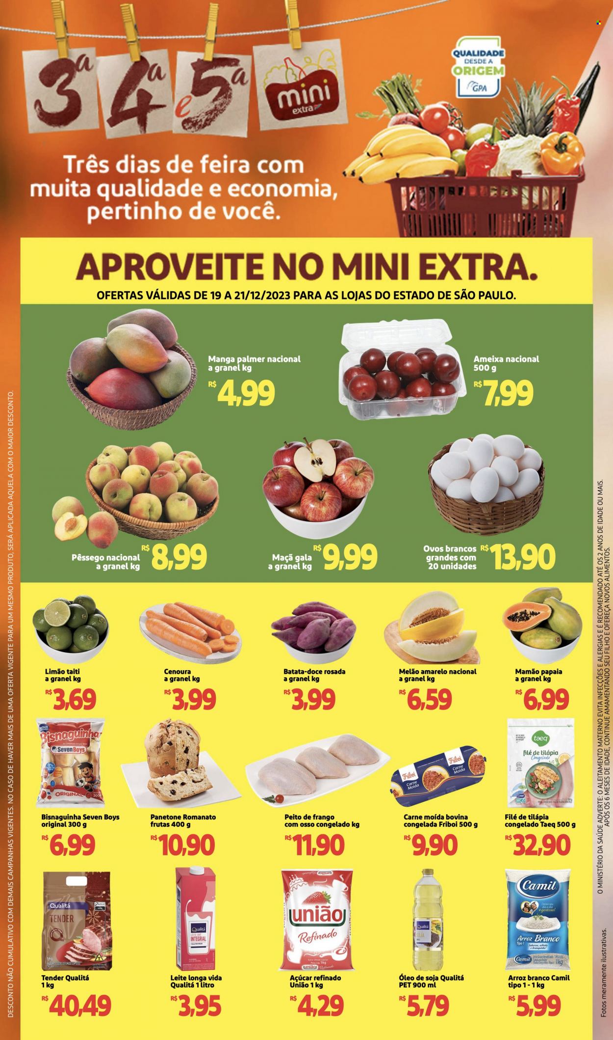 Folheto Mini Extra - 19/12/2023 - 21/12/2023. Página 1