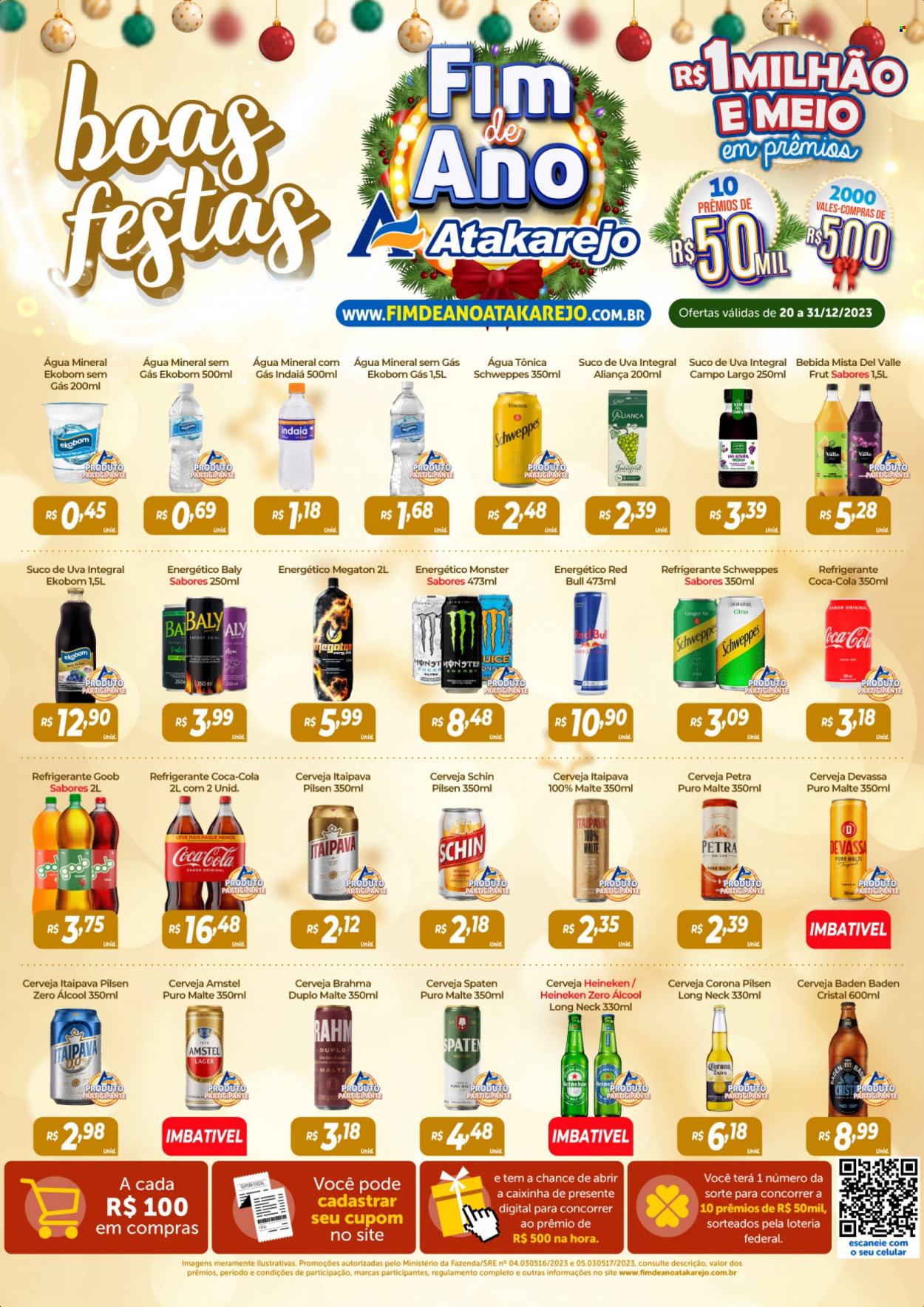 Folheto Atakadão Atakarejo - 20/12/2023 - 31/12/2023. Página 1