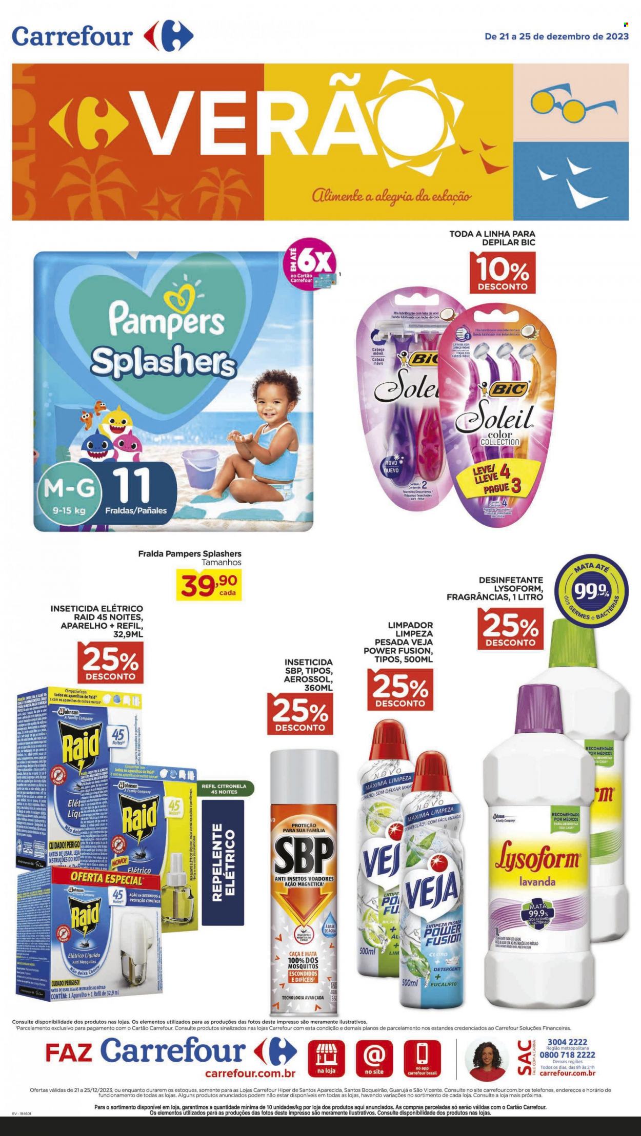 Folheto Carrefour Hiper - 21/12/2023 - 25/12/2023. Página 1