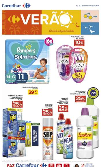 Folheto Carrefour Hiper - 21/12/2023 - 25/12/2023.
