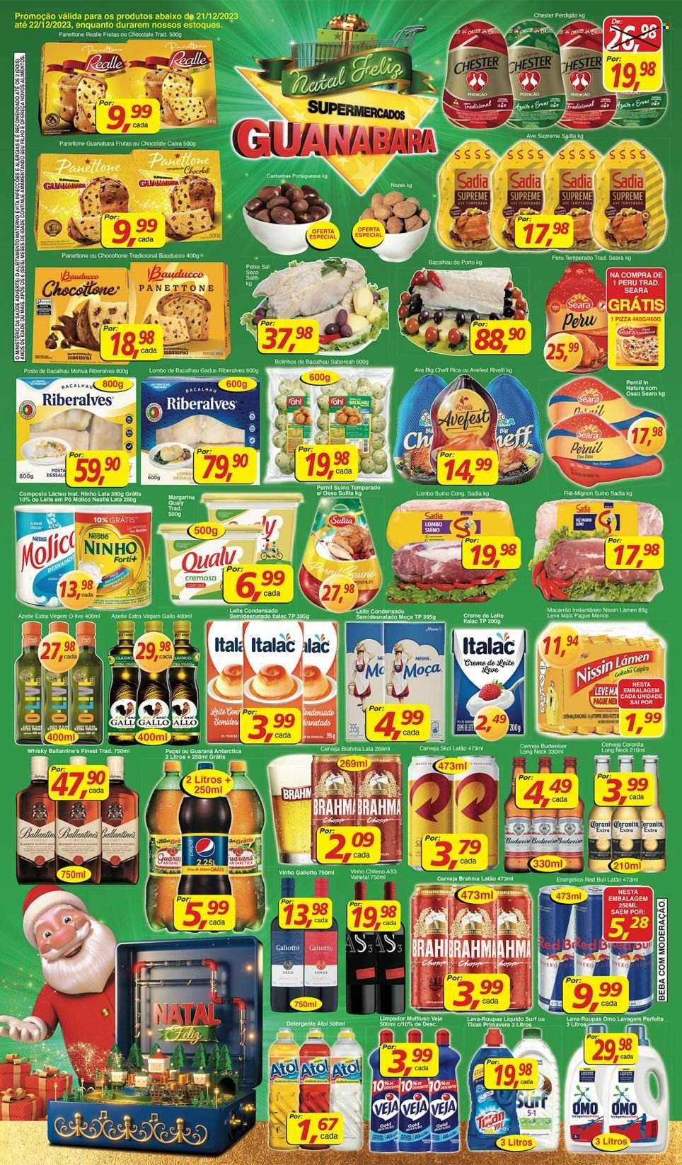 Folheto Supermercados Guanabara - 21/12/2023 - 22/12/2023. Página 1