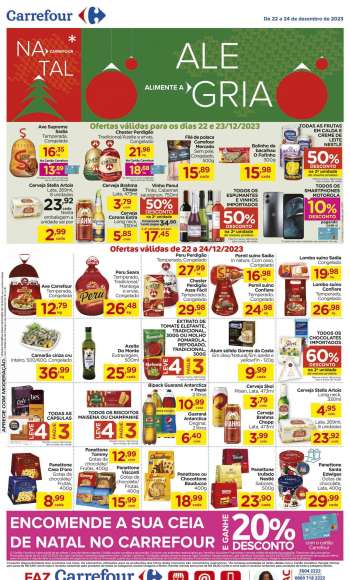 Folheto Carrefour Hiper - 22/12/2023 - 24/12/2023.
