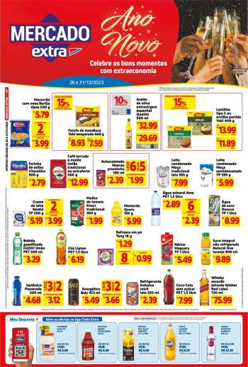 Folheto Mercado Extra - 26/12/2023 - 31/12/2023.
