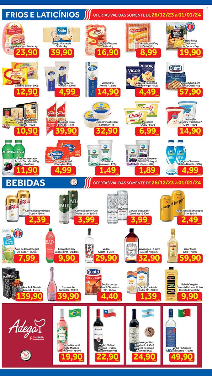 Folheto Shibata Supermercados - 26/12/2023 - 01/01/2024. Página 3