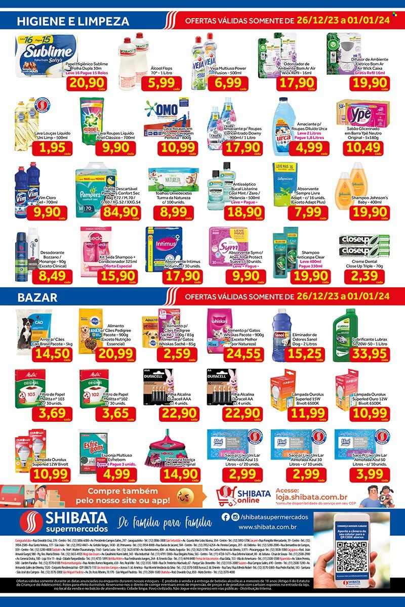 Folheto Shibata Supermercados - 26/12/2023 - 01/01/2024. Página 4