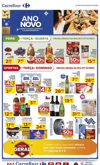 Folheto Carrefour Hiper - 26/12/2023 - 31/12/2023.