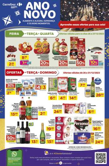 Folheto Carrefour Bairro - 26/12/2023 - 31/12/2023.