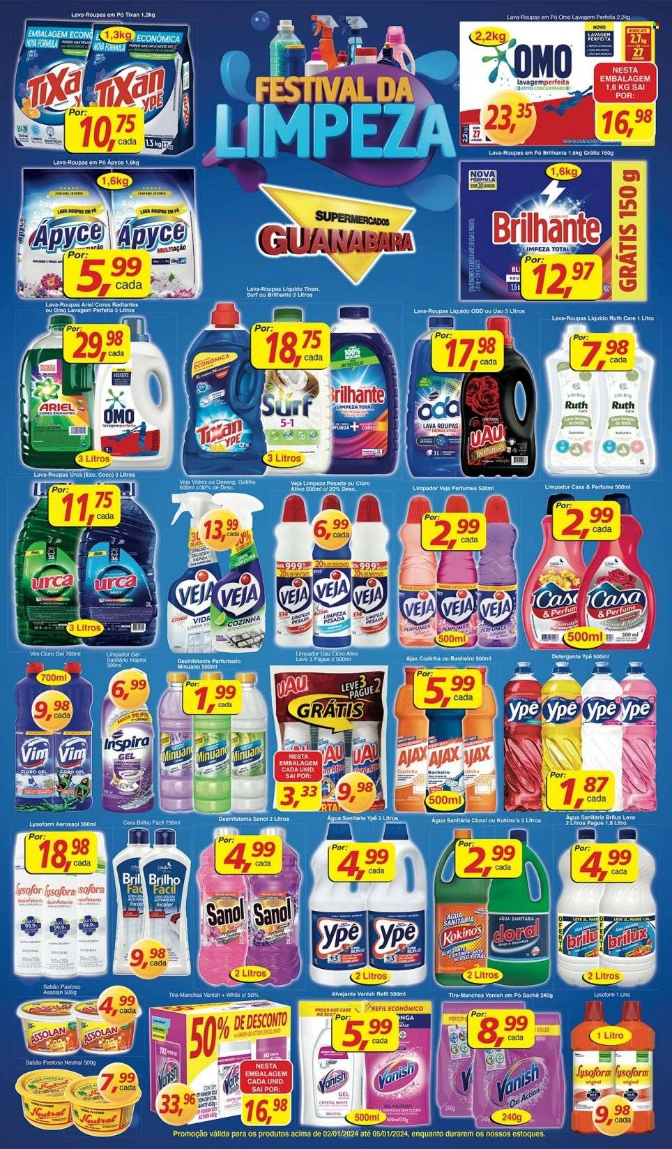 Folheto Supermercados Guanabara - 02/01/2024 - 05/01/2024. Página 7