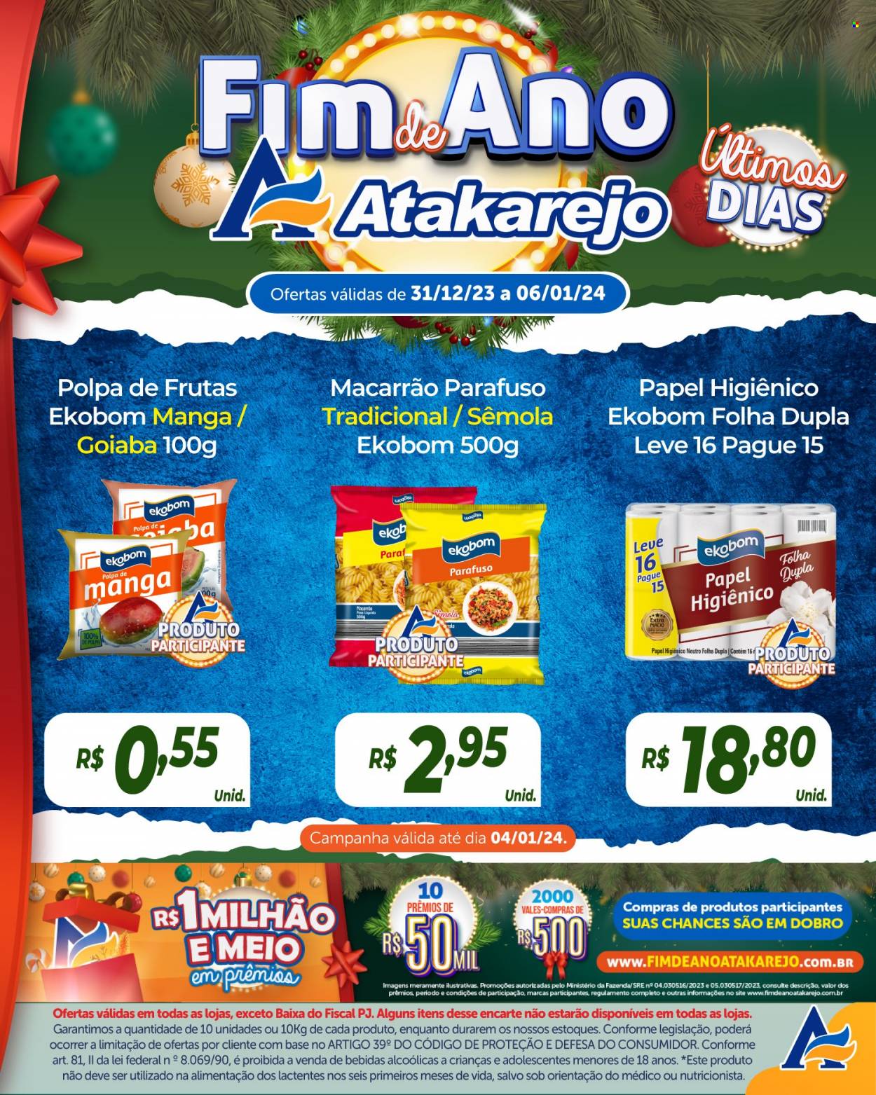 Folheto Atakadão Atakarejo - 31/12/2023 - 06/01/2024. Página 2
