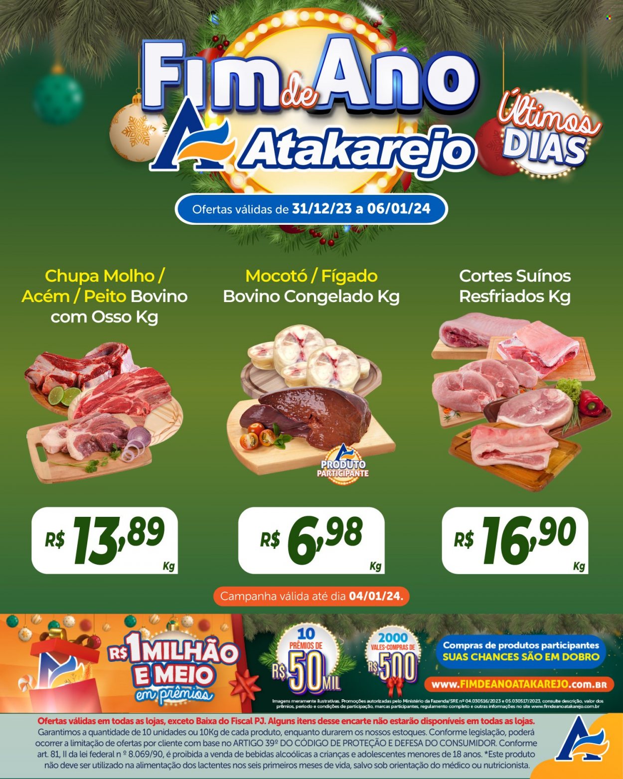 Folheto Atakadão Atakarejo - 31/12/2023 - 06/01/2024. Página 3