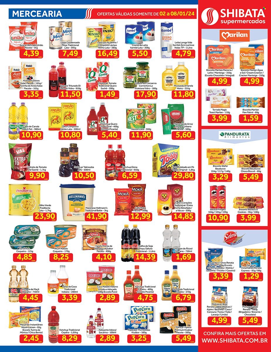 Folheto Shibata Supermercados - 02/01/2024 - 08/01/2024. Página 2