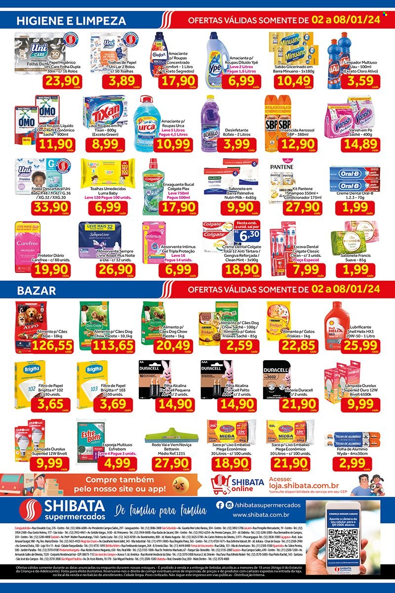 Folheto Shibata Supermercados - 02/01/2024 - 08/01/2024. Página 4