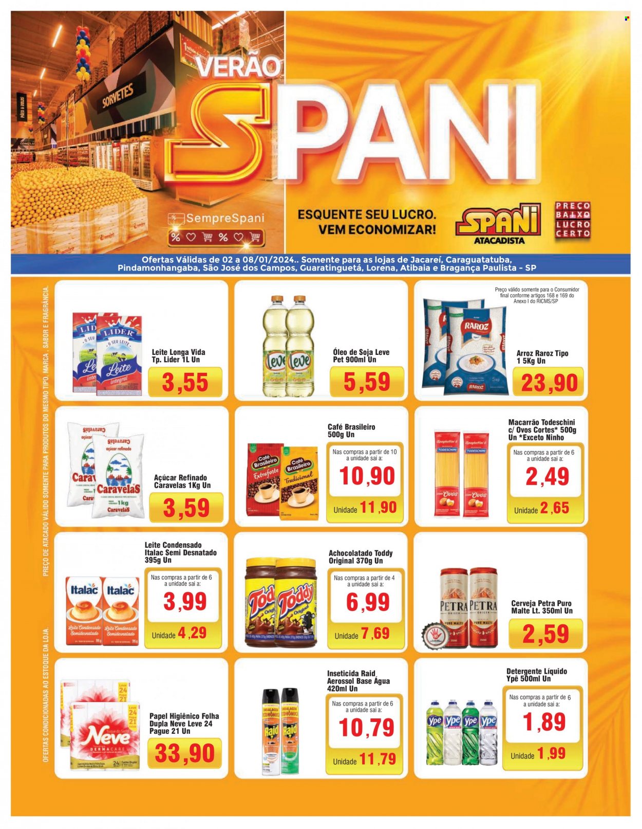 Folheto Spani Atacadista - 02/01/2024 - 08/01/2024. Página 1