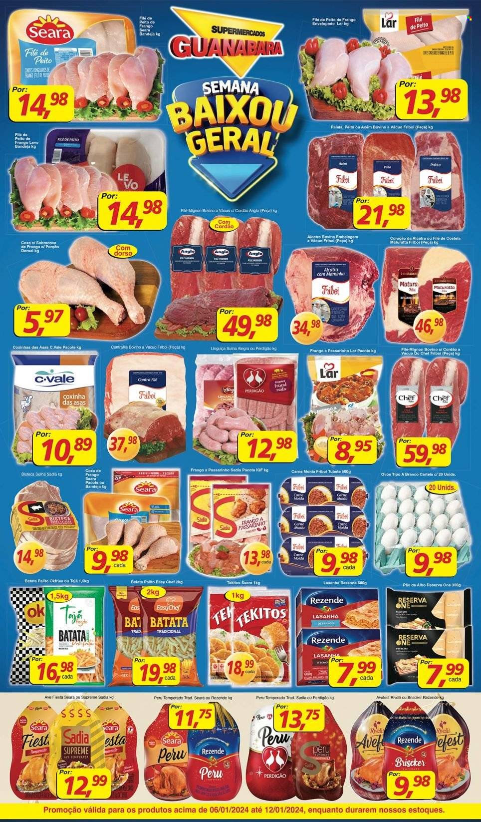 Folheto Supermercados Guanabara - 06/01/2024 - 12/01/2024. Página 4