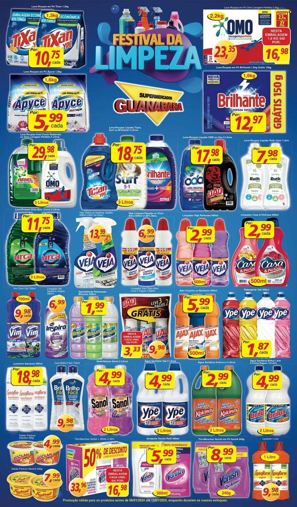 Folheto Supermercados Guanabara - 06/01/2024 - 12/01/2024. Página 7