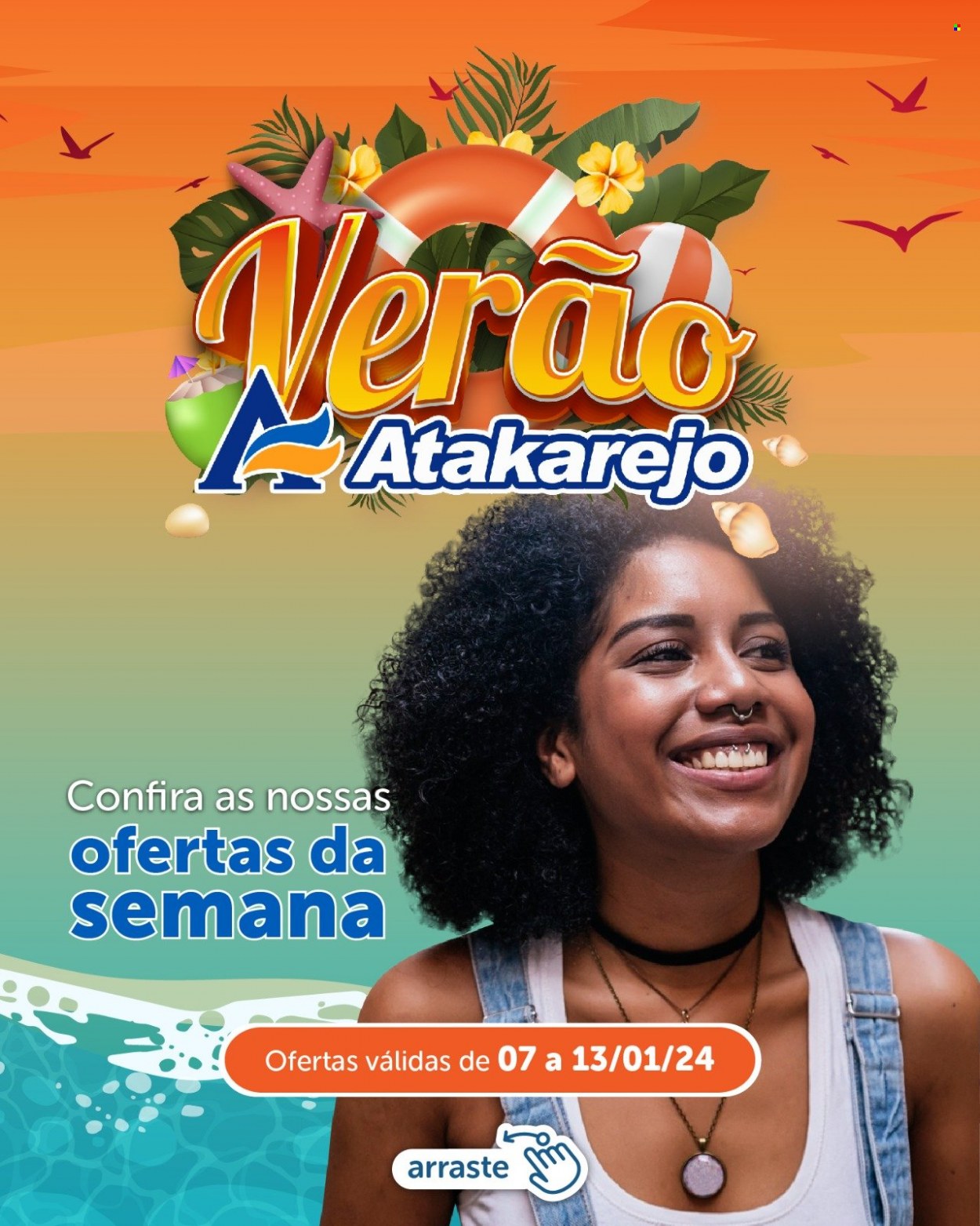 Folheto Atakadão Atakarejo - 07/01/2024 - 13/01/2024. Página 1