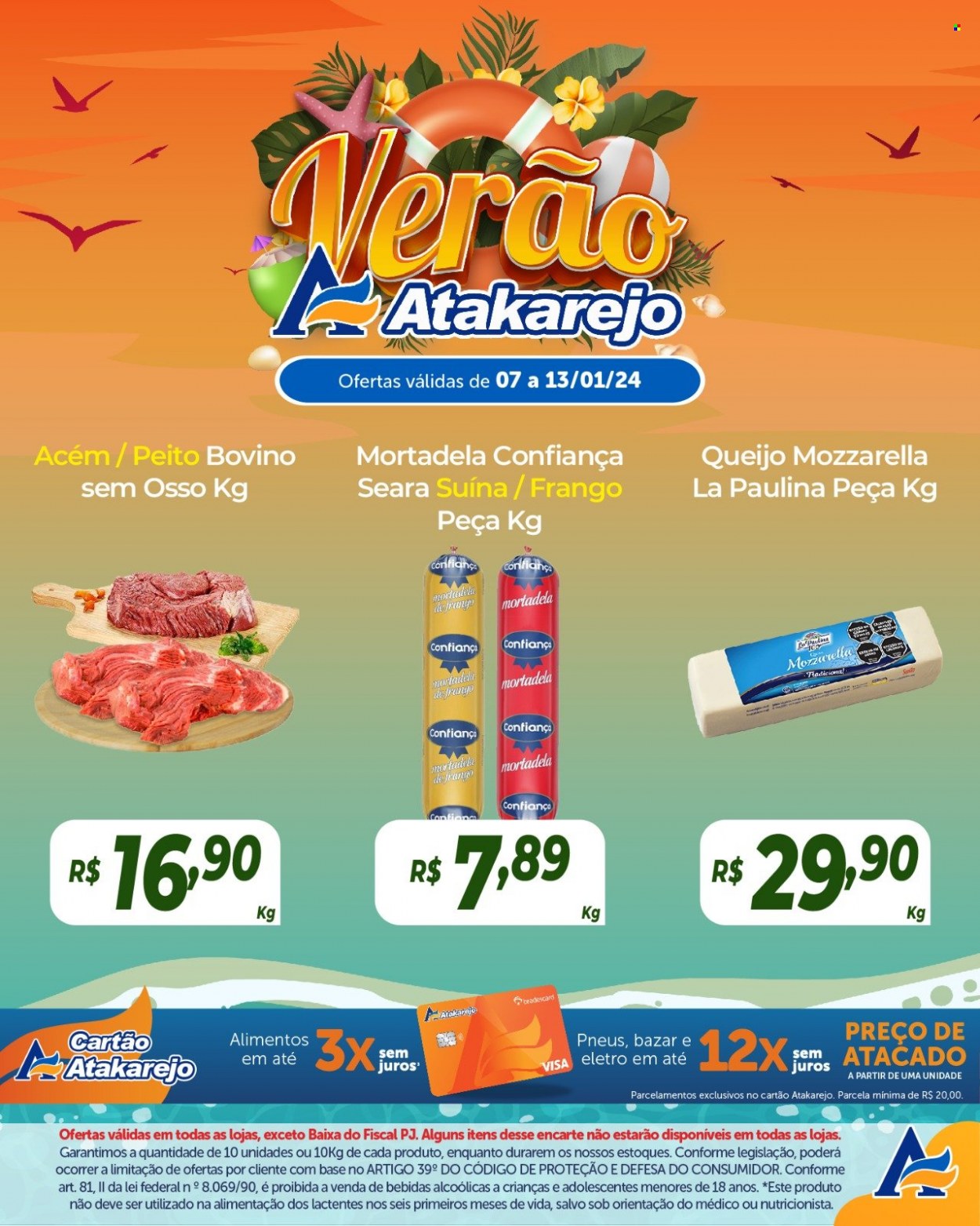 Folheto Atakadão Atakarejo - 07/01/2024 - 13/01/2024. Página 3