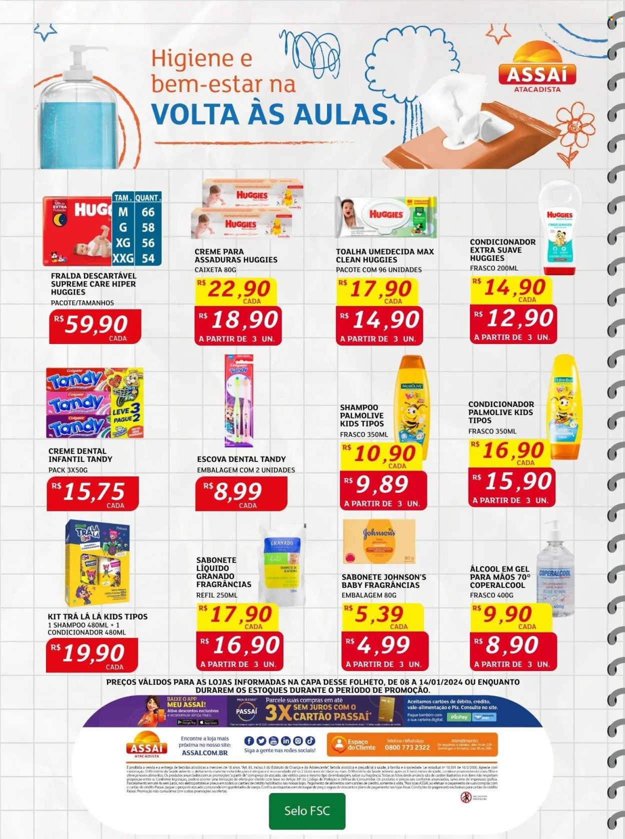 Folheto Assaí Atacadista - 08/01/2024 - 14/01/2024. Página 10