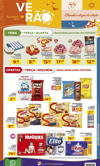 Folheto Carrefour Bairro - 09/01/2024 - 15/01/2024.